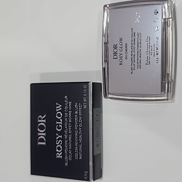 SALE! 💚Dior #015 CHERRY Rosy Glow Powder Blush ✔️ NEW IN BOX - Picture 8 of 10